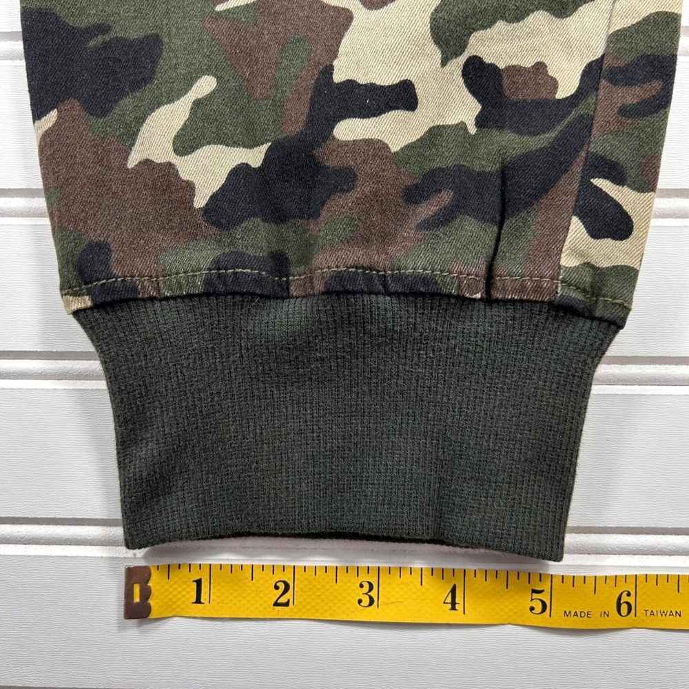 KUT from the Kloth Camo Utility Jogger Pants Womens L Green Woodland Drawstring - Picture 11 of 16